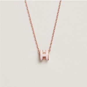 Hermes Mini Pop H Pendant Necklace